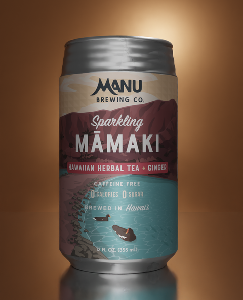 Ginger Sparkling Māmaki 12 Pack