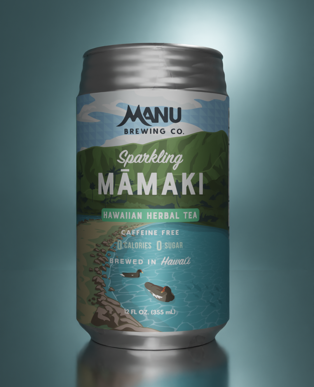 Classic Sparkling Māmaki 12 Pack – Manu Brewing Co.